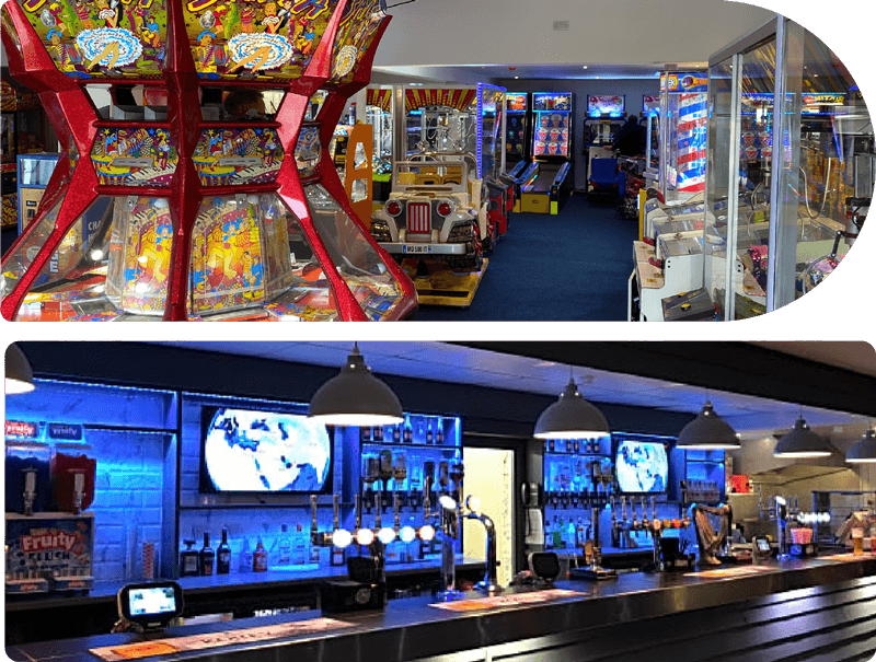 Arcades and bar